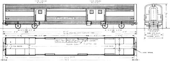 Baggage Car Diagram